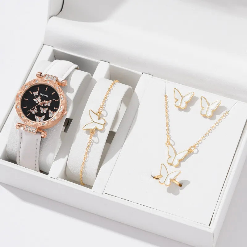 🦋 Set Mariposa Elegante – 5 Piezas