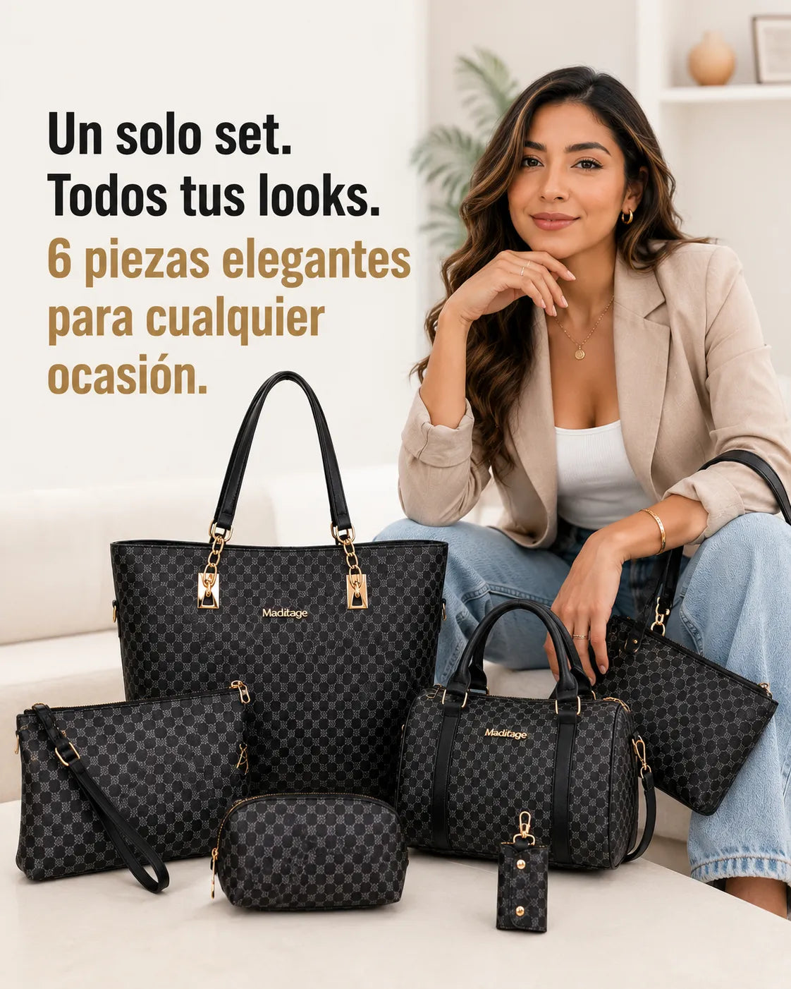 Set de Bolsos Luxury 6 en 1 ✨