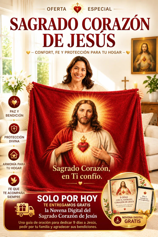 MANTA SAGRADO CORAZÓN DE JESÚS
