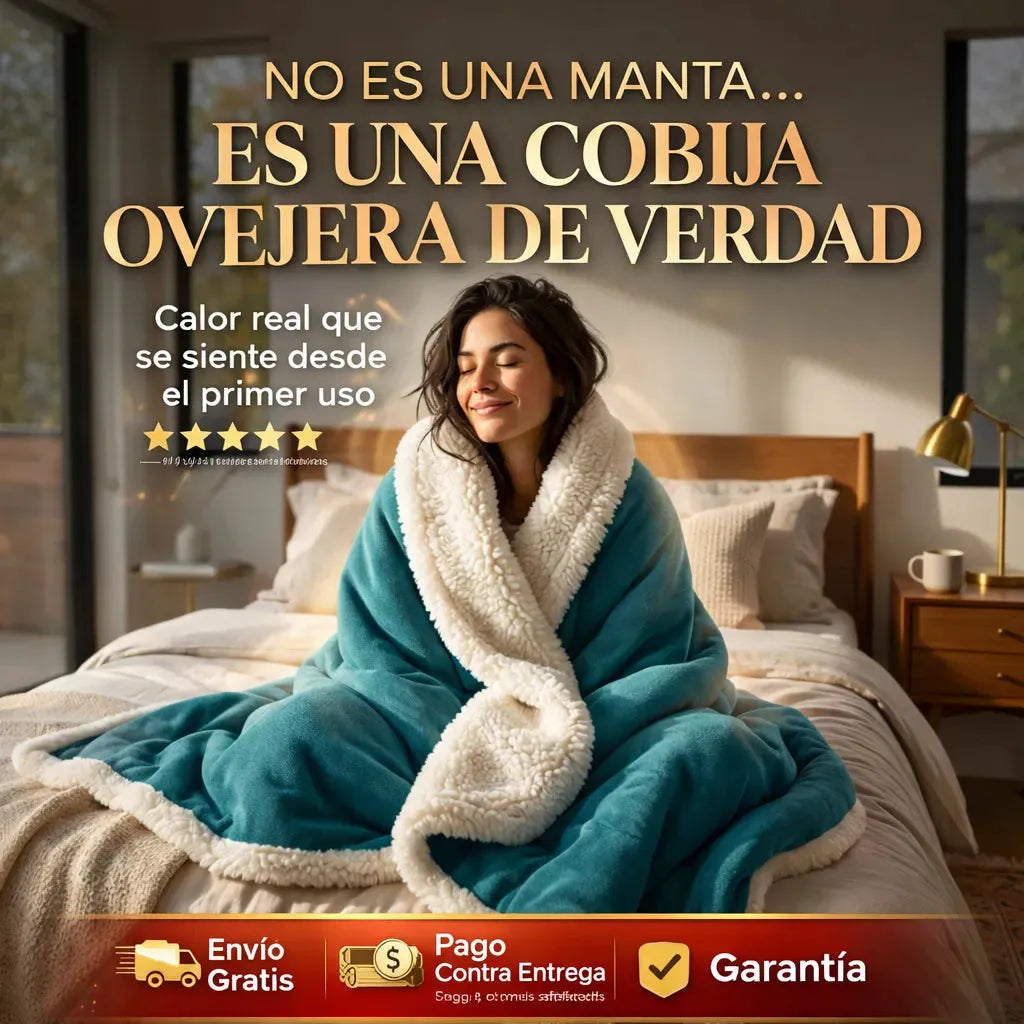 COBIJA OVEJERA GIGANTE PREMIUM 2.20 x 2.20 m.