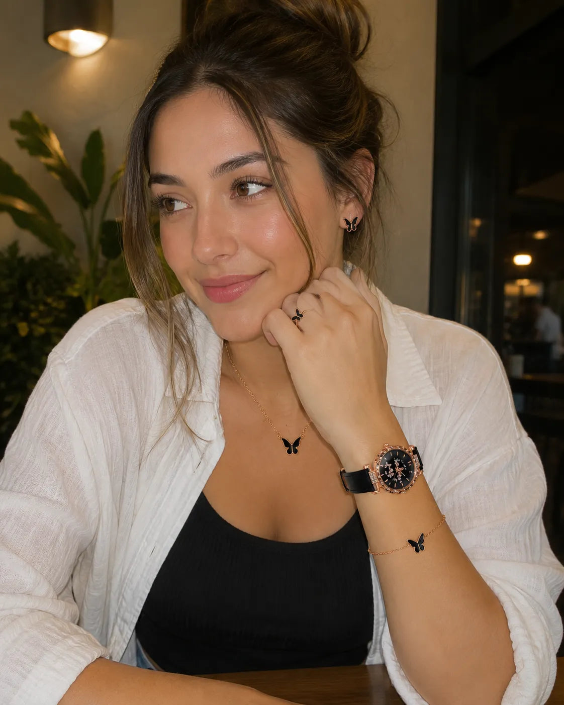 🦋 Set Mariposa Elegante – 5 Piezas