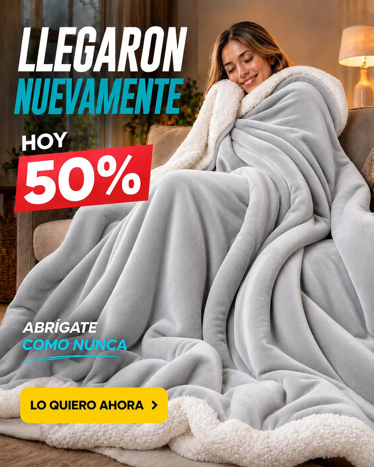 COBIJA OVEJERA GIGANTE PREMIUM 2.20 x 2.20 m.
