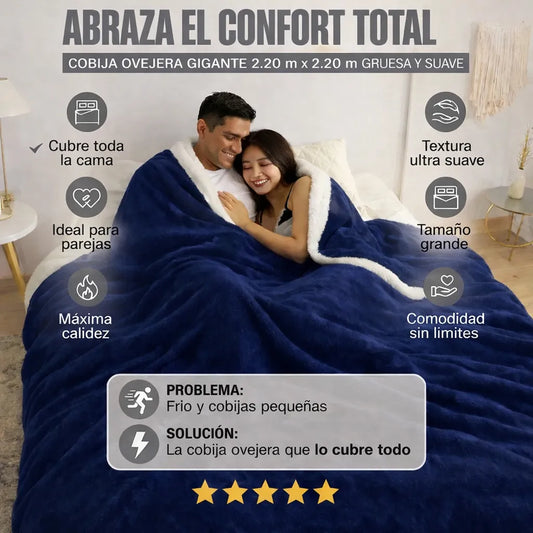 COBIJA OVEJERA PREMIUM 2.00 x 2.20 m.