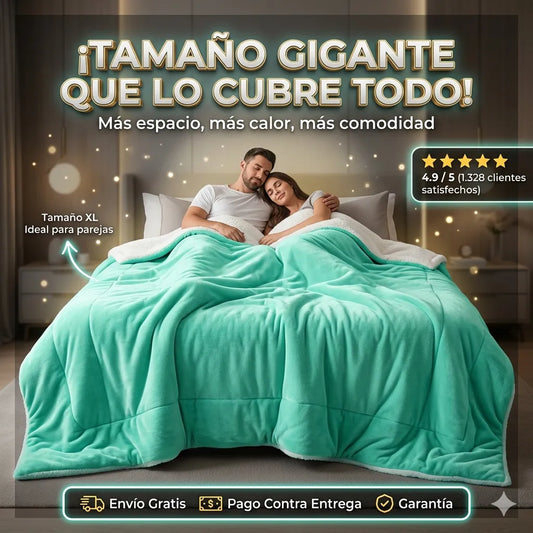 COBIJA OVEJERA GIGANTE PREMIUM 2.20 x 2.20 m.