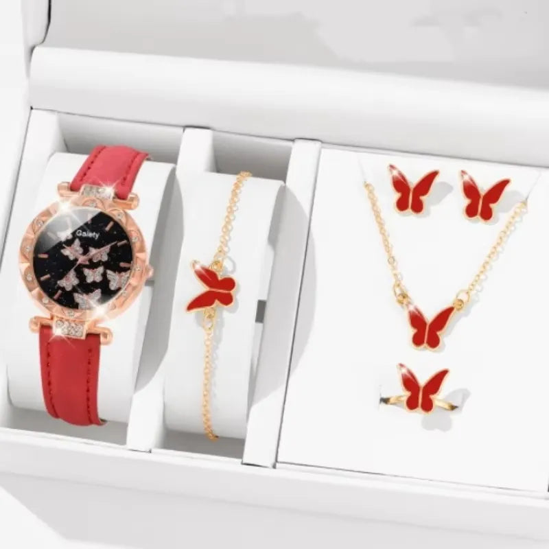 🦋 Set Mariposa Elegante – 5 Piezas