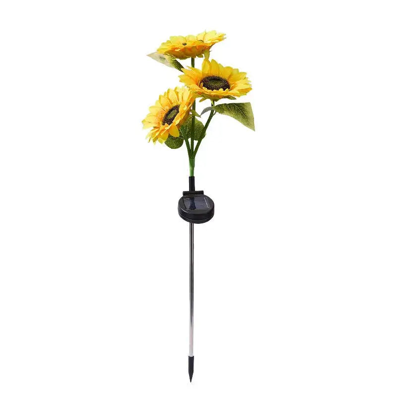 LAMPARA DE GIRASOL CON CARGA SOLAR