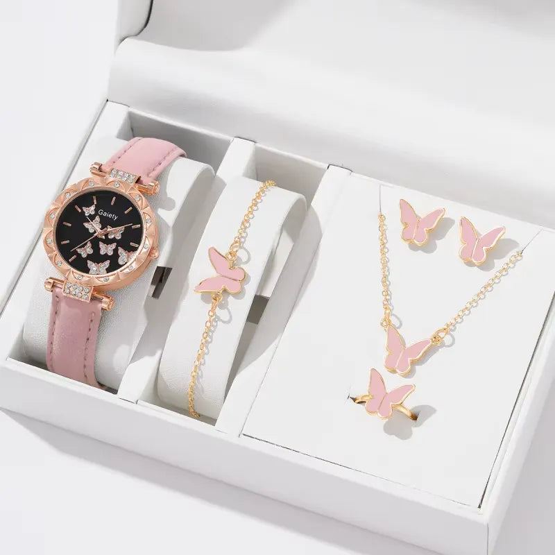 🦋 Set Mariposa Elegante – 5 Piezas