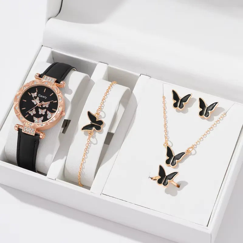 🦋 Set Mariposa Elegante – 5 Piezas