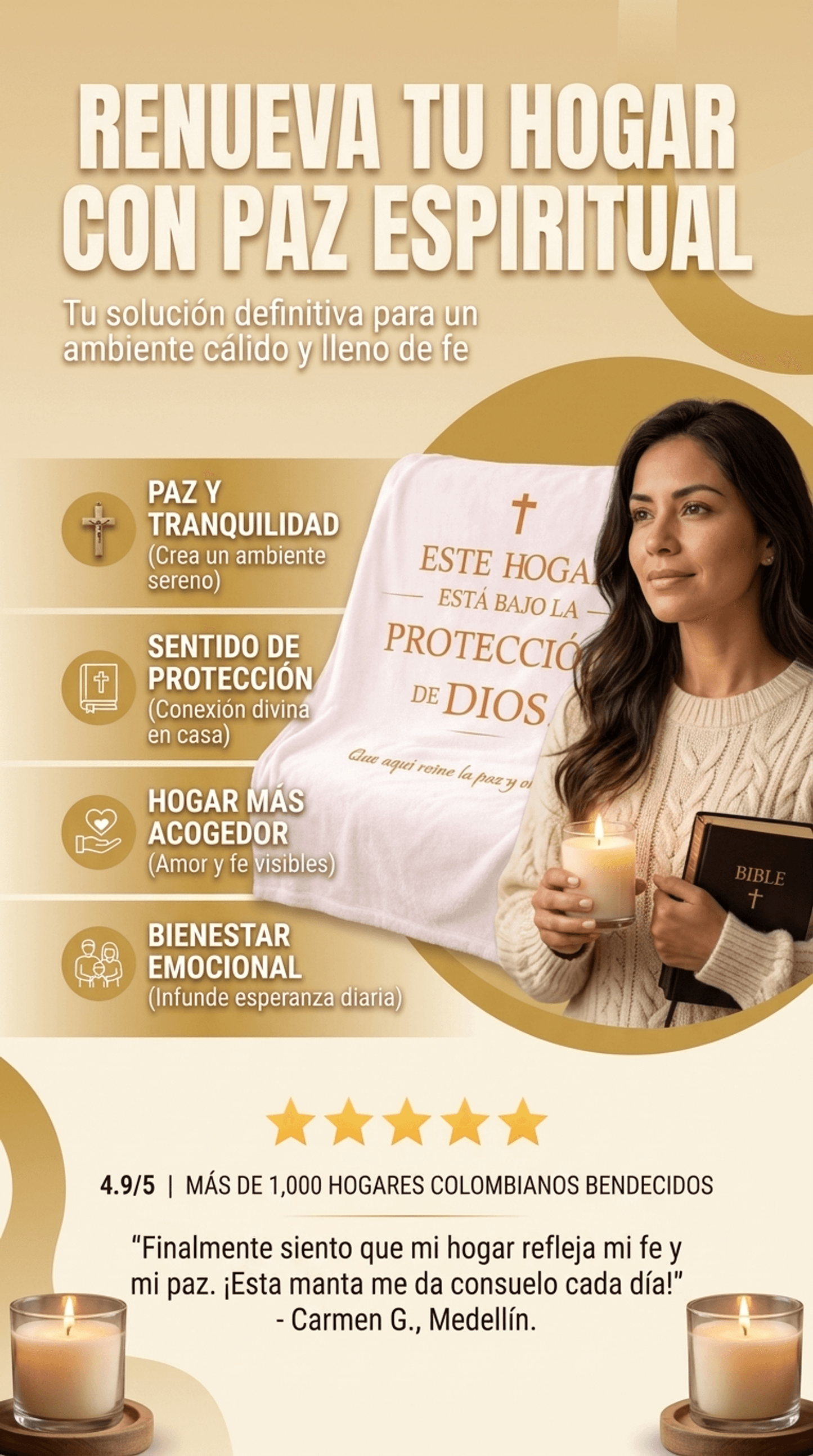 Manta Protección de Dios 🙏