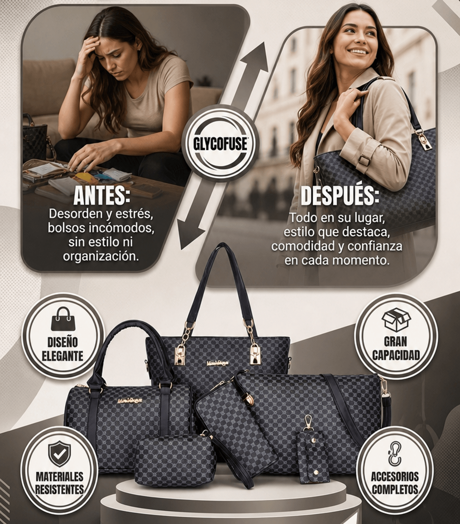 Set de Bolsos Luxury 6 en 1 ✨