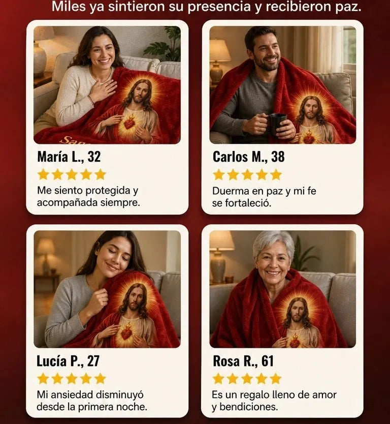 MANTA SAGRADO CORAZÓN DE JESÚS