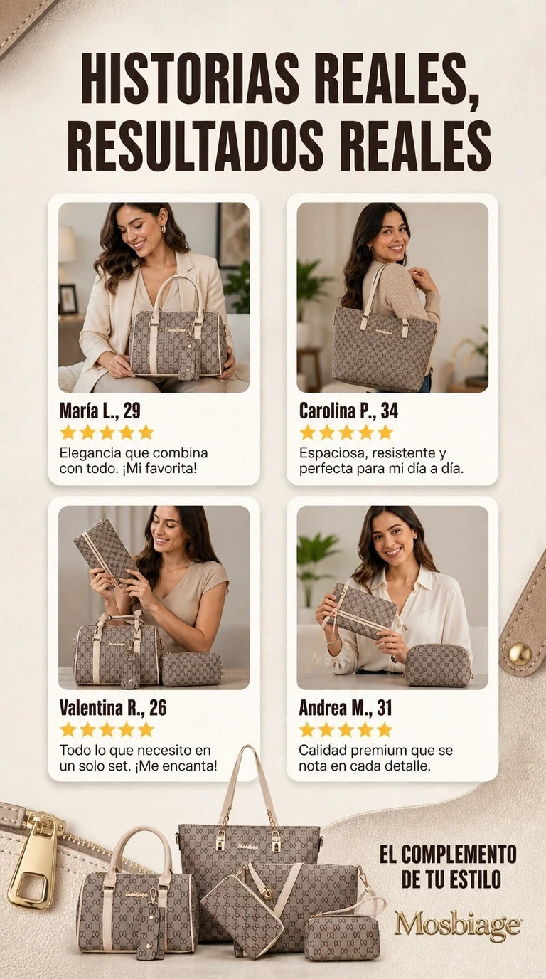 Set de Bolsos Luxury 6 en 1 ✨